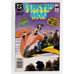 Plastic Man vol.2 #4 (DC Comics) Newsstand Edition 1989 in Good condition