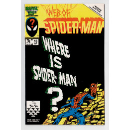 Web of Spider-Man #18 (Marvel Comics) 1986 in PM condition