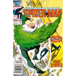 Web of Spider-Man #24 (Marvel Comics) Newsstand Edition 1987 in NM condition