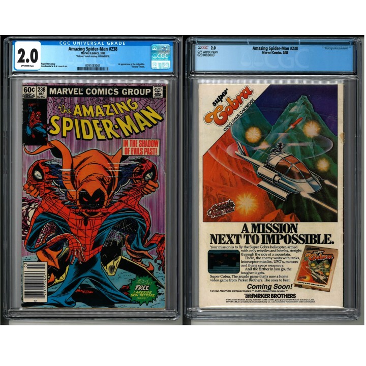 Amazing Spider-Man #238 (Marvel Comics) 1983 CGC 2.0 in Good condition