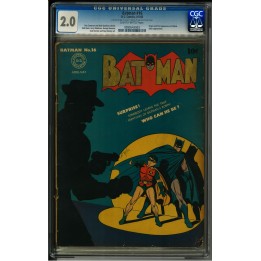 Batman #16 (DC Comics) 1943 CGC 2.0 in Good condition