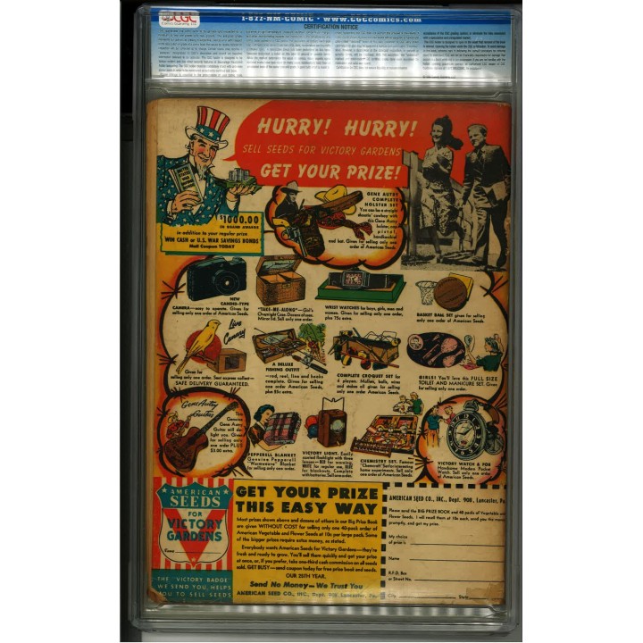 Batman #16 (DC Comics) 1943 CGC 2.0 in Good condition