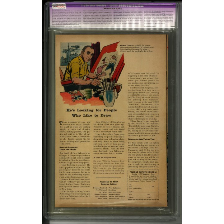 Fantastic Four #1 (Marvel Comics) 1961 CGC 5.0 in VG-F condition