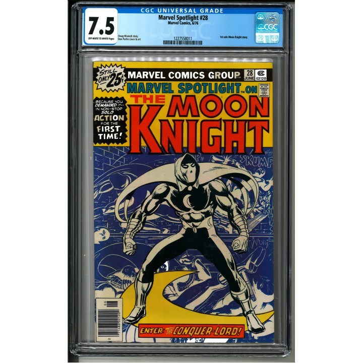 Marvel Spotlight #28 (Marvel Comics) 1976 CGC 7.5 in VF- condition