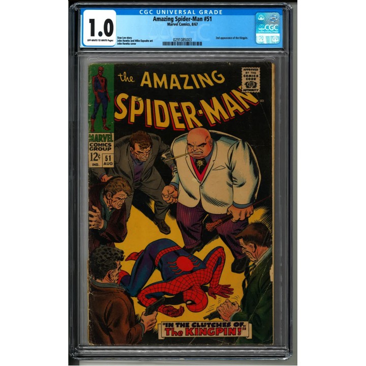 Amazing Spider-Man #51 (Marvel Comics) 1967 CGC 1.0 in Fair condition