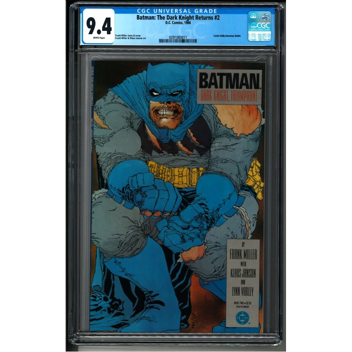 Batman: The Dark Knight Returns #2 (DC Comics) 1986 CGC 9.4 in NM condition