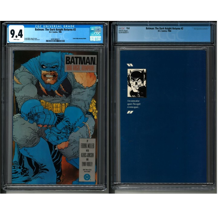 Batman: The Dark Knight Returns #2 (DC Comics) 1986 CGC 9.4 in NM condition