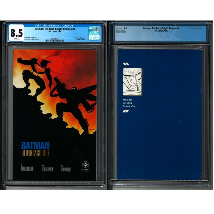 Batman: The Dark Knight Returns #4 (DC Comics) 1986 CGC 8.5 in VF+ condition