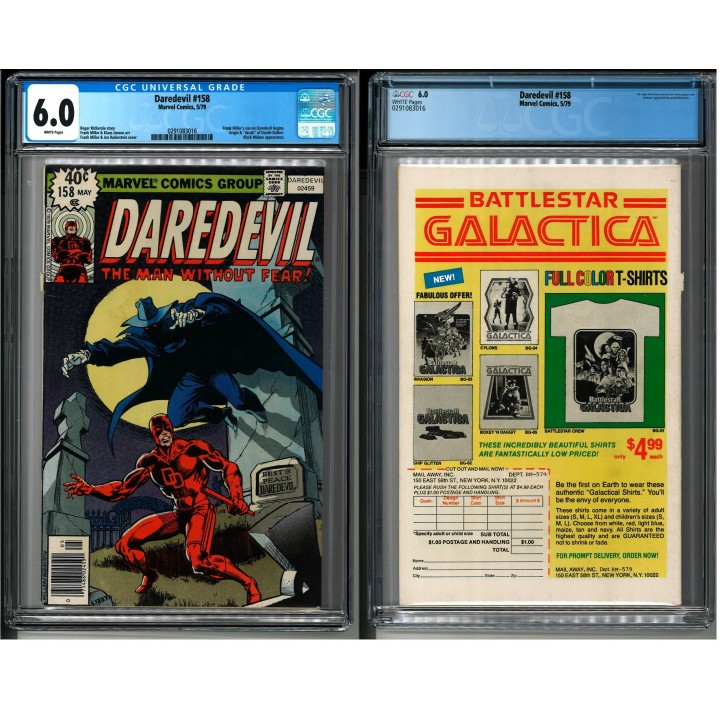 Daredevil #158 (Marvel Comics) 1979 CGC 6.0 in Fine condition
