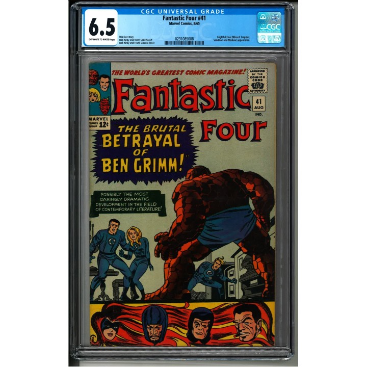 Fantastic Four #41 (Marvel Comics) 1965 CGC 6.5 in Fine+ condition