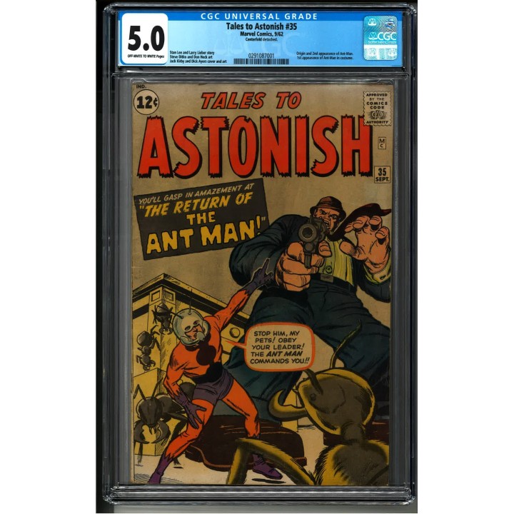 Tales To Astonish #35 (Marvel Comics) 1962 CGC 5.0 in VG-F condition