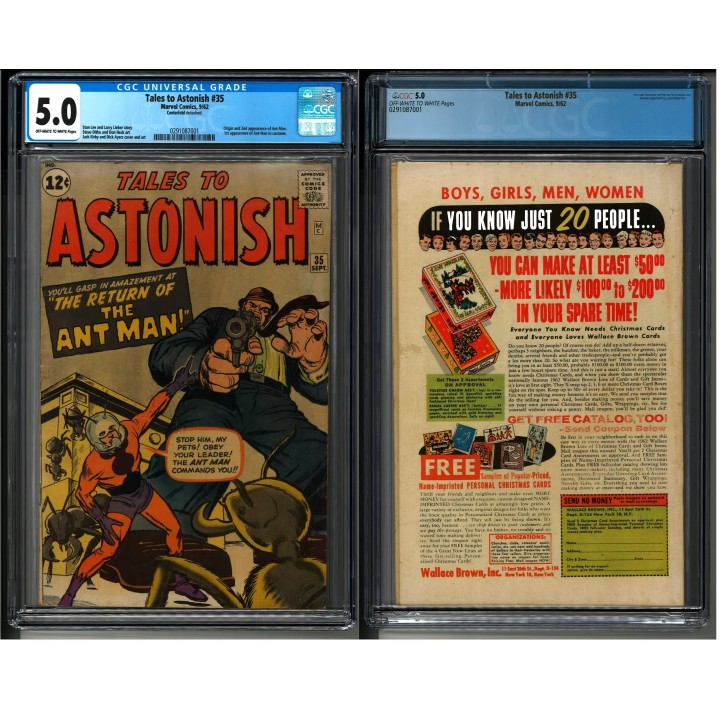 Tales To Astonish #35 (Marvel Comics) 1962 CGC 5.0 in VG-F condition