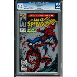 Amazing Spider-Man #361 (Marvel) Direct Edition 2nd Print 1992 CGC 9.2 in NM-