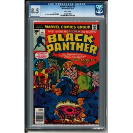 Black Panther #1 (Marvel Comics) 1977 CGC 8.5 in VF+ condition