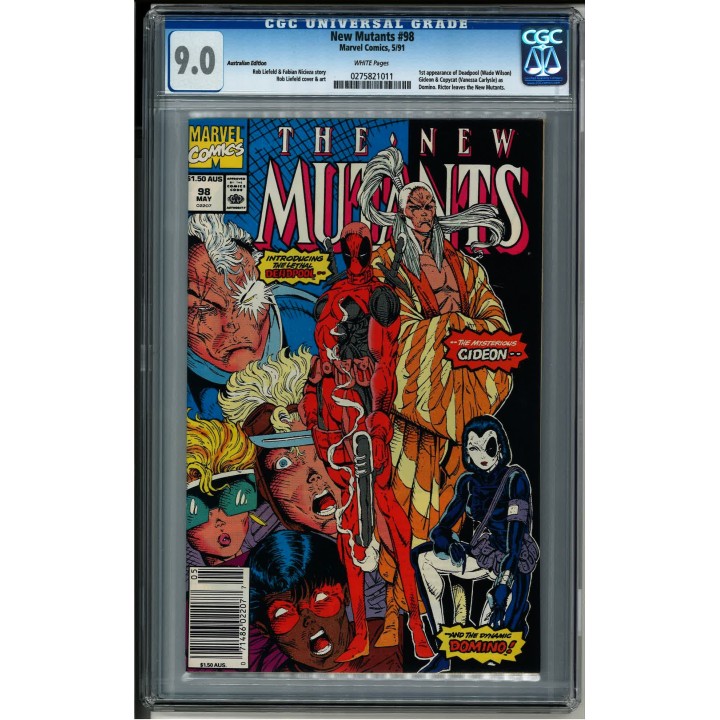 New Mutants vol.1 #98 (Marvel Comics) 1991 CGC 9.0 in VF-NM condition