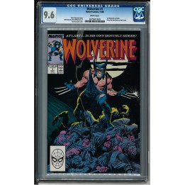 Wolverine vol.2 #1 (Marvel Comics) 1988 CGC 9.6 in NM+ condition