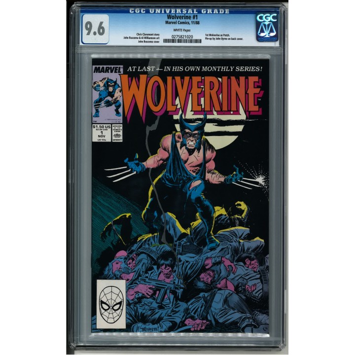 Wolverine vol.2 #1 (Marvel Comics) 1988 CGC 9.6 in NM+ condition