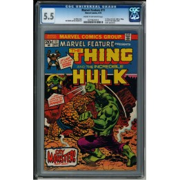 Marvel Feature Presents #11 (Marvel Comics) 1973 CGC 5.5 in Fine- condition