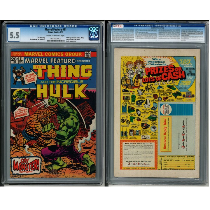 Marvel Feature Presents #11 (Marvel Comics) 1973 CGC 5.5 in Fine- condition