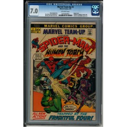 Marvel Team-Up #2 (Marvel Comics) 1972 CGC 7.0 in F-VF condition