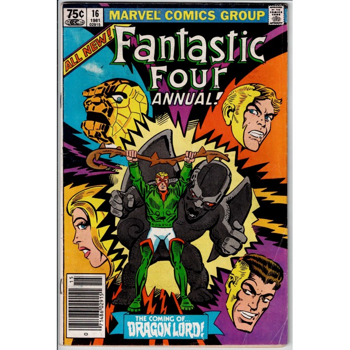 Fantastic Four Annual #16 (Marvel Comics) 1981 in Good condition