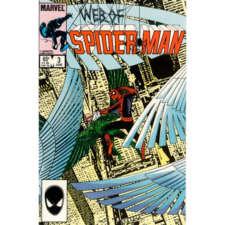 Web of Spider-Man #3 (Marvel Comics) 1985 in NM condition