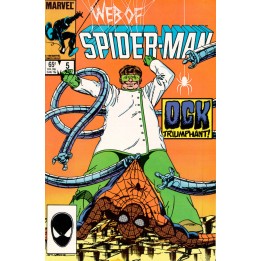 Web of Spider-Man #5 (Marvel Comics) 1985 in NM condition