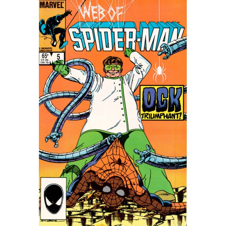 Web of Spider-Man #5 (Marvel Comics) 1985 in NM condition