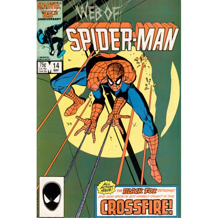 Web of Spider-Man #14 (Marvel Comics) 1986 in NM condition
