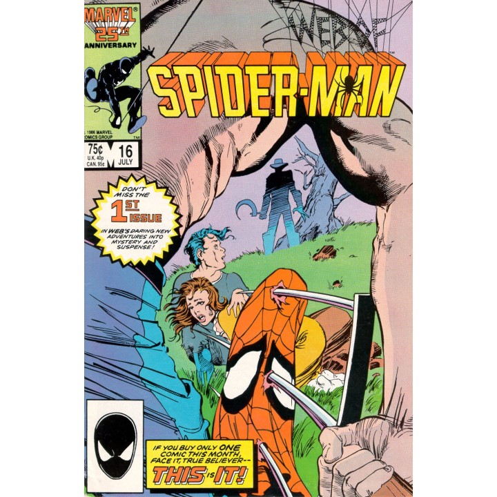 Web of Spider-Man #16 (Marvel Comics) 1986 in NM condition