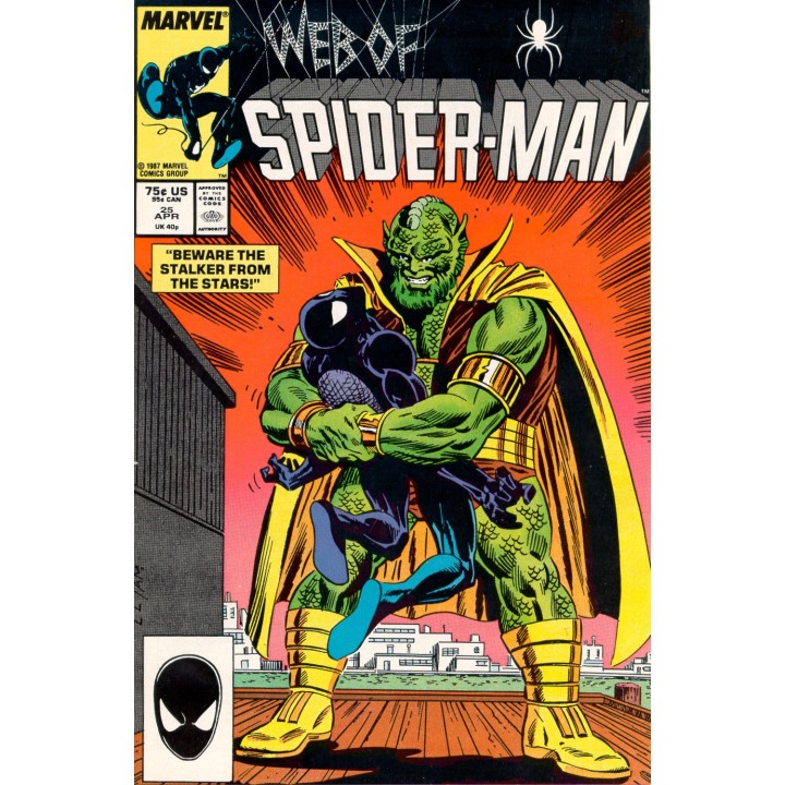 Web of Spider-Man #25 (Marvel Comics) Direct Edition 1987 in NM condition