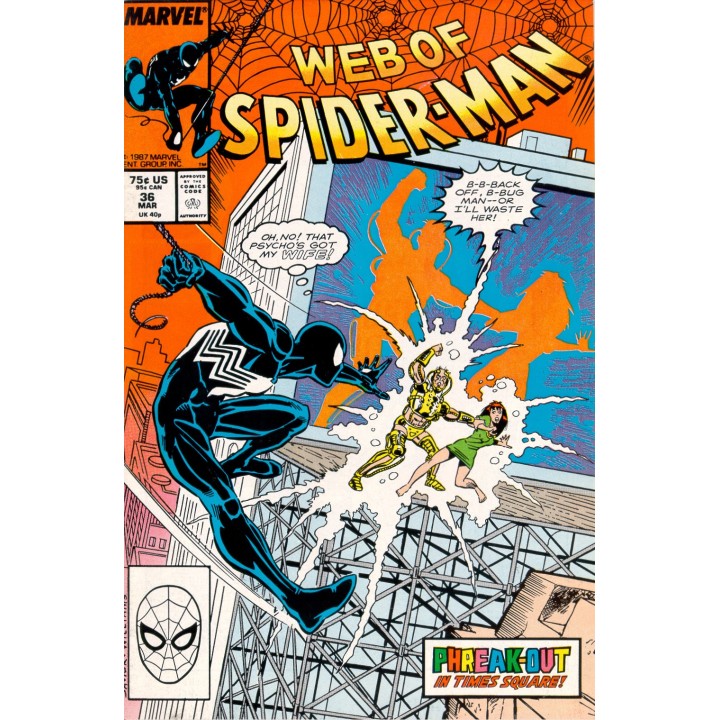Web of Spider-Man #36 (Marvel Comics) 1988 in NM condition