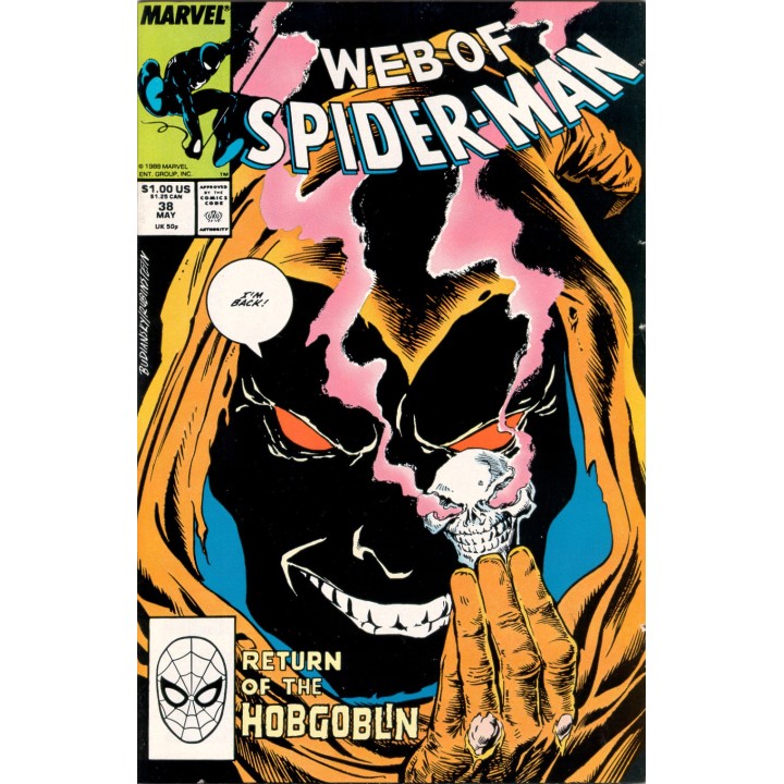 Web of Spider-Man #38 (Marvel Comics) 1988 in NM condition