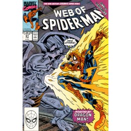 Web of Spider-Man #61 (Marvel Comics) 1990 in NM condition