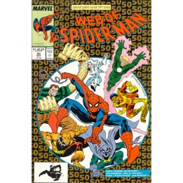 Web of Spider-Man #50 (Marvel Comics) 1989 in NM condition