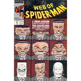 Web of Spider-Man #52 (Marvel Comics) 1989 in NM condition