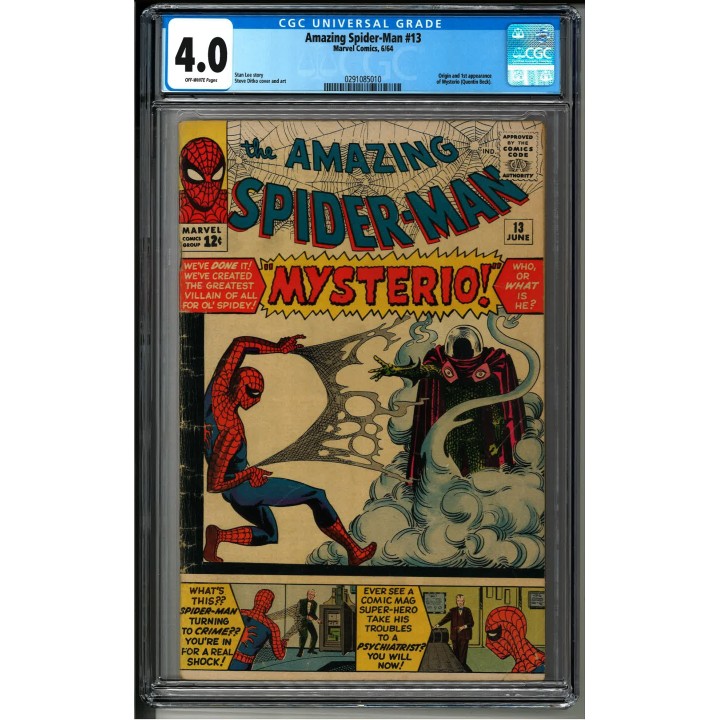 Amazing Spider-Man #13 (Marvel Comics) 1964 CGC 4.0 in VG condition