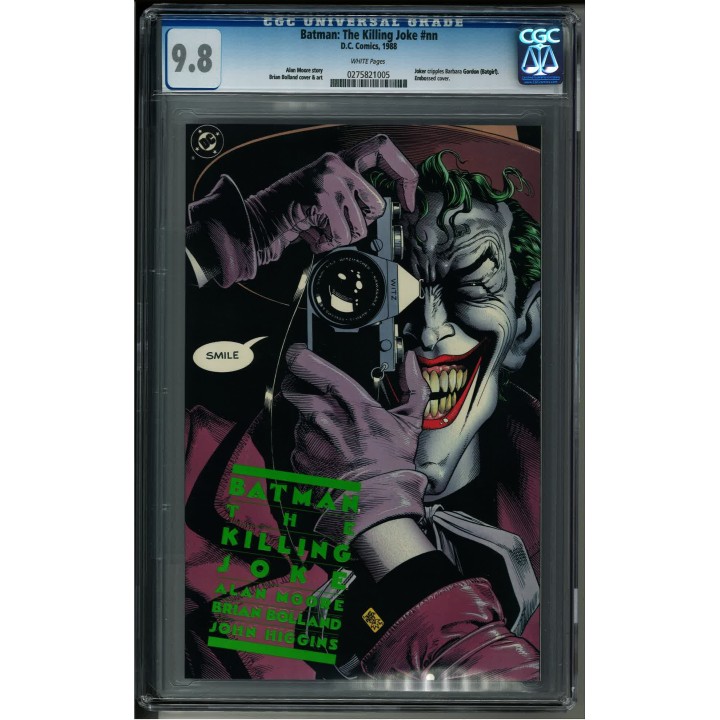 Batman: The Killing Joke #1 (DC Comics) 1988 CGC 9.8 in NM-M condition